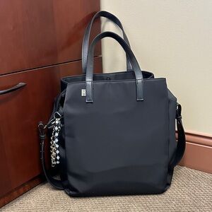 BEIS Black the commuter tote